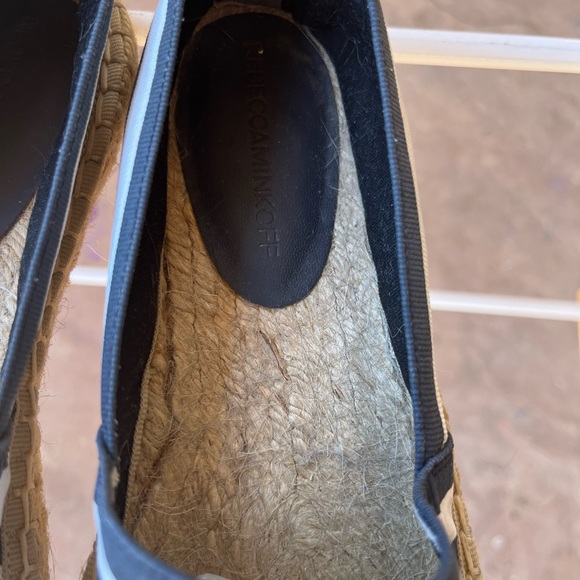 Rebecca Minkoff Espadrilles Navy White Stripe Alpargatas size 7 - Picture 5 of 6